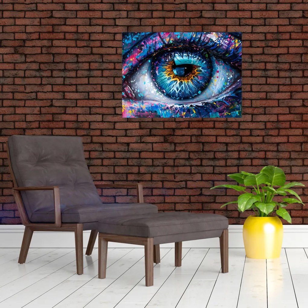 Tablou - Pictura ochilor (70x50 cm)
