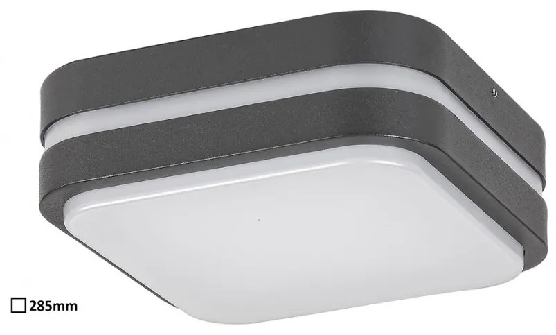 Aplica LED pentru iluminat exterior moderna IP44, 28,5x28,5cm, Hamburg 8850 RX