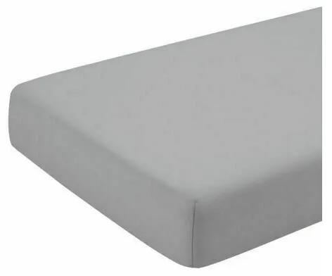 KidsDecor - Cearceaf cu elastic Pentru pat tineret din Bumbac, 110x70 cm, Gri