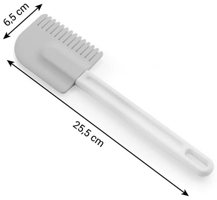 Spatulă din silicon Tescoma cu curățător DELÍCIA