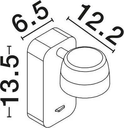 Aplica de perete cu spot directionabil LED VIRE