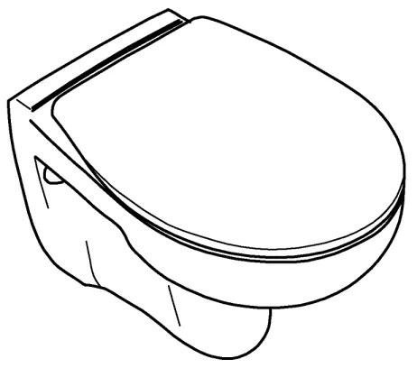 GROHE 39351000 - Vas WC suspendat BAU CERAMIC 53,1 × 36,8 × 36,3 cm ceramică/alb