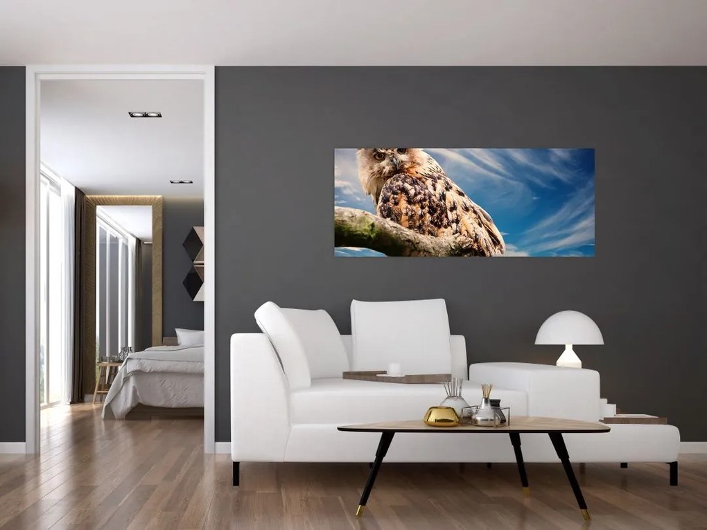 Tablou - Bufniță (120x50 cm)