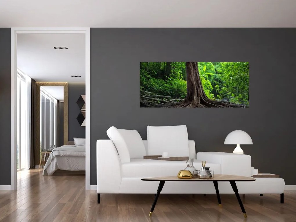 Tablou - Copac bătrîn cu rădăcini (120x50 cm)