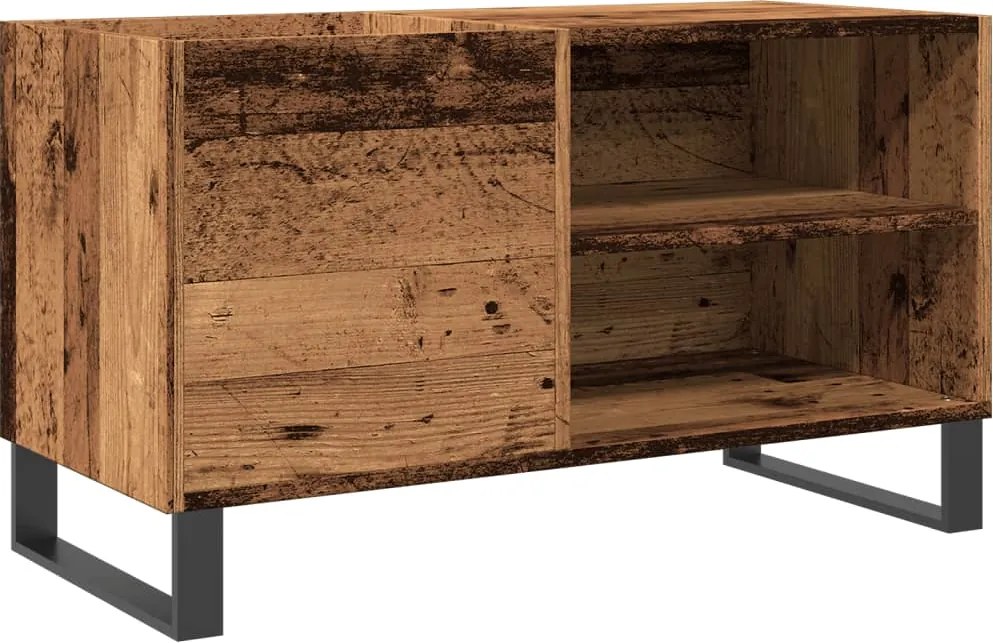 vidaXL Dulap pentru discuri, lemn vechi, 84,5x38x48 cm, lemn prelucrat