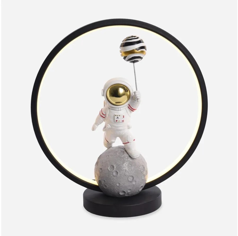 Lampă LED de masă Zuma Line EX04F307U-1 ASTRONAUT LED/4W/5V negru