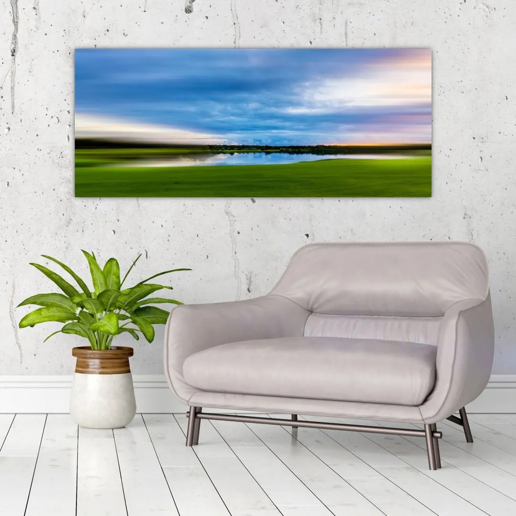 Tablou cu lunca (120x50 cm)