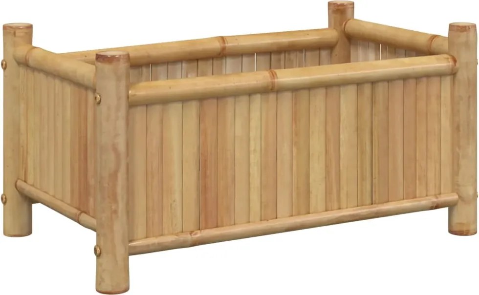 vidaXL Jardinieră, 50x30x25 cm, bambus