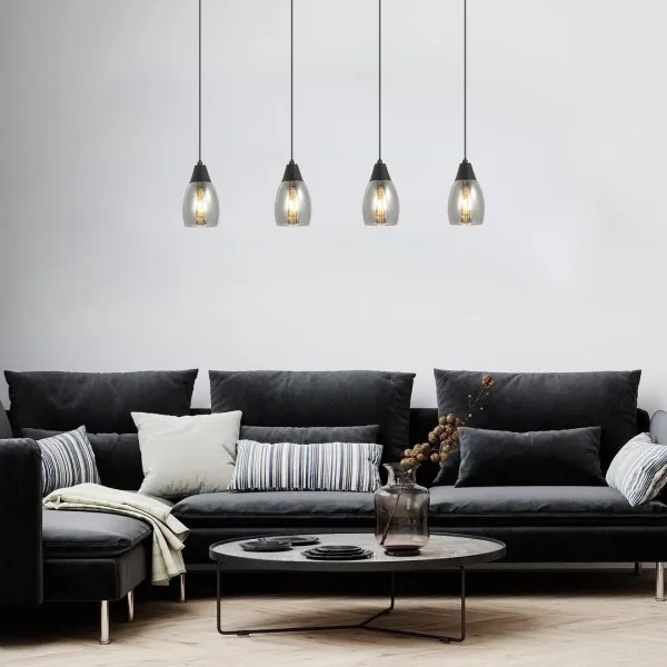 Lustră pe cablu ILMARI 4xE27/15W/230V Rabalux 72184