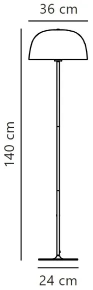 Lampadar Nordlux CERA 1xE27/60W/230V auriu