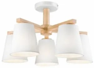 Plafoniera rustica 5 becuri E27 Ellie 37776 Lamkur