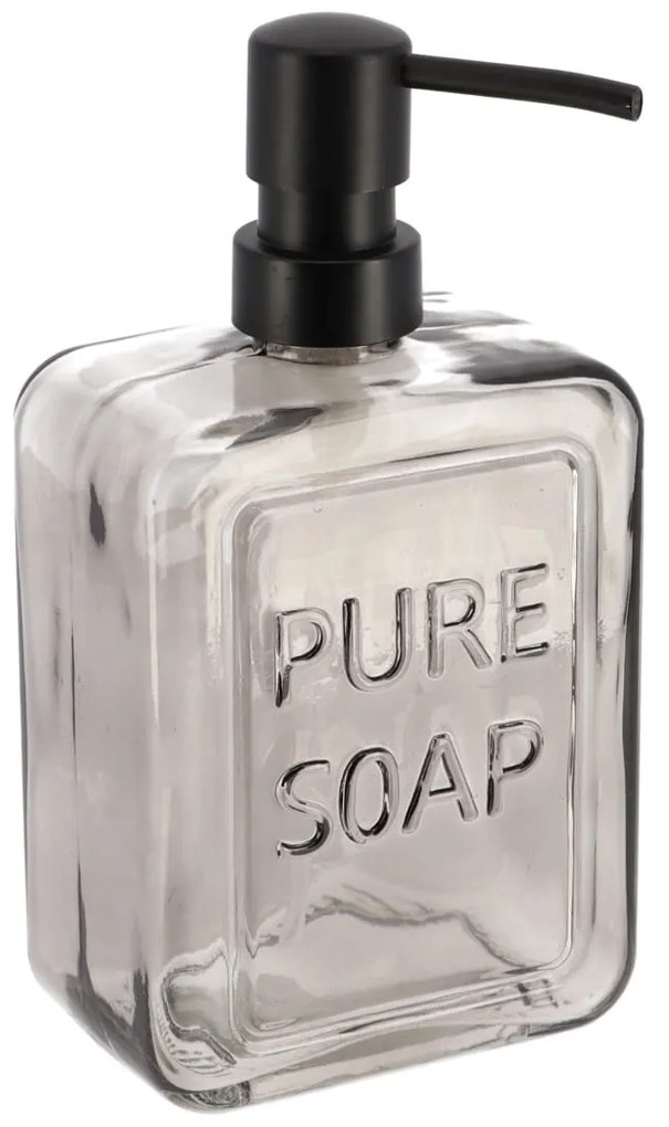 Dispenser de săpun din sticlă PURE SOAP, 550 ml