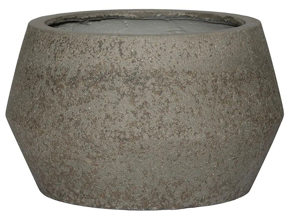 Ghiveci Harley Low, diorit gri, dimensiuni multiple - Ghivece ceramice mărimea: S - ⌀ 36, h. 21,5 cm