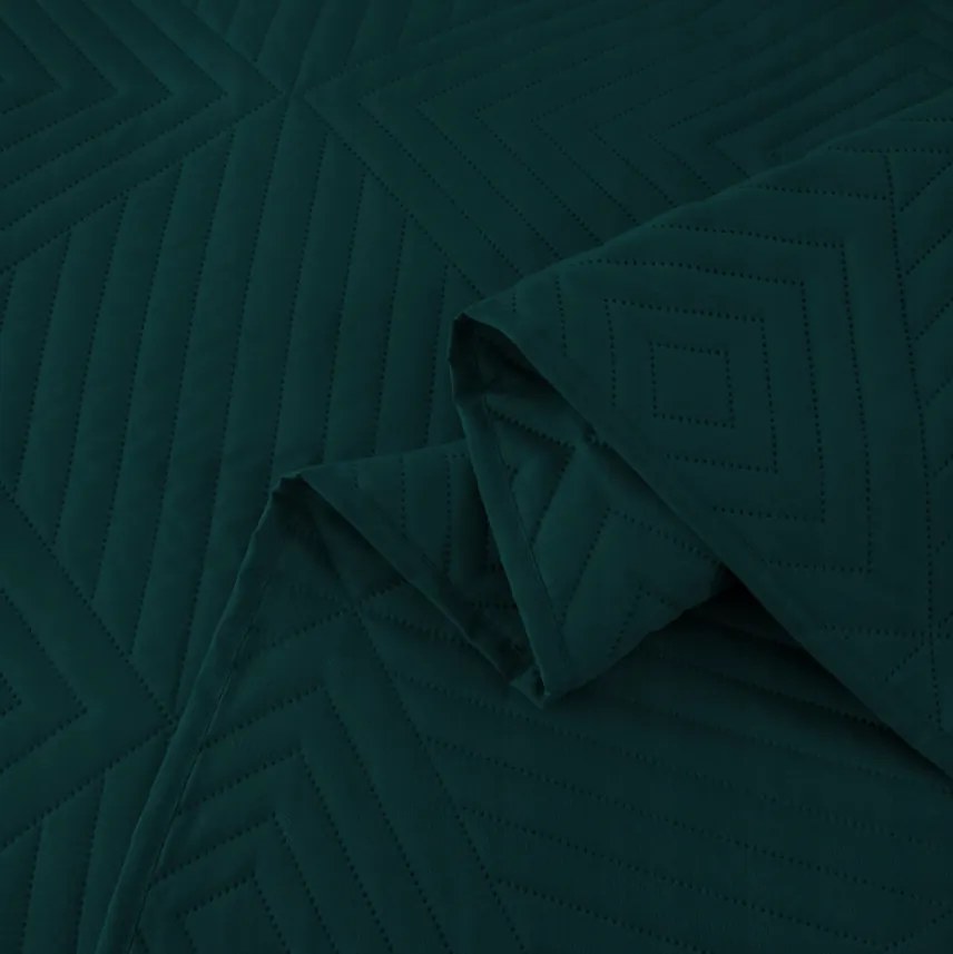 Cuvertura de pat CALDERA, petrol. Dimensiune: 200 x 220 cm