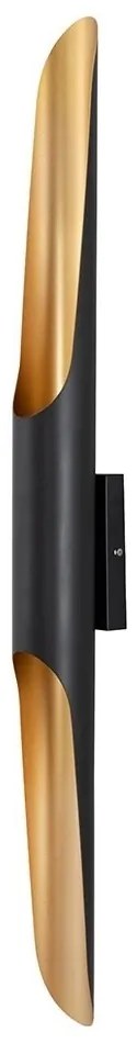 Aplica de perete design decorativ CONTE negru