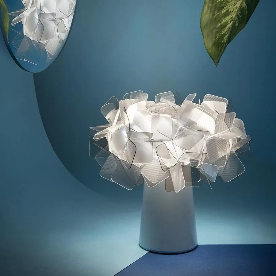 Veioza, Lampa de masa cu baterii ideala restaurant, realizata manual CLIZIA Fumuriu