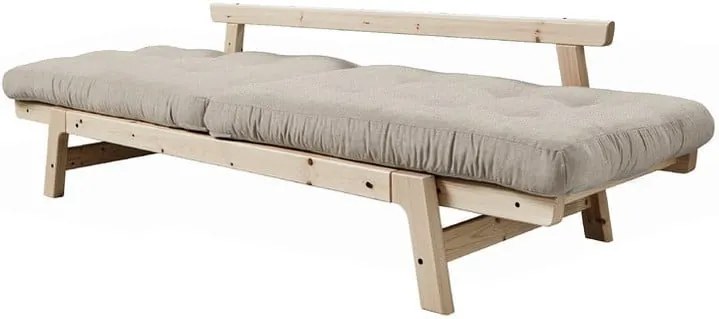 Canapea variabilă KARUP Design Step Natural, gri - bej