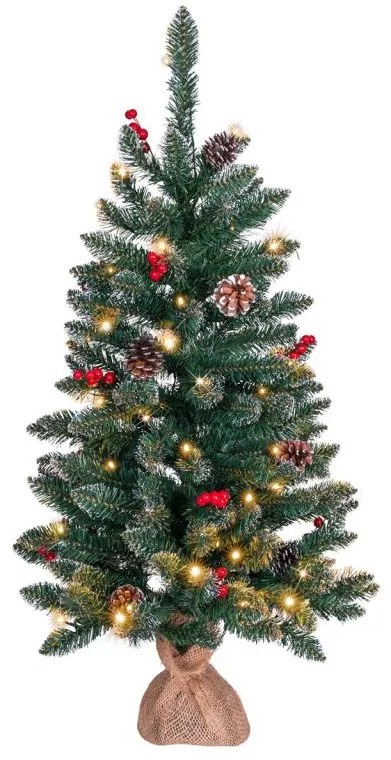 Pom de Crăciun cu luminițe - 90 cm, 50 LED-uri