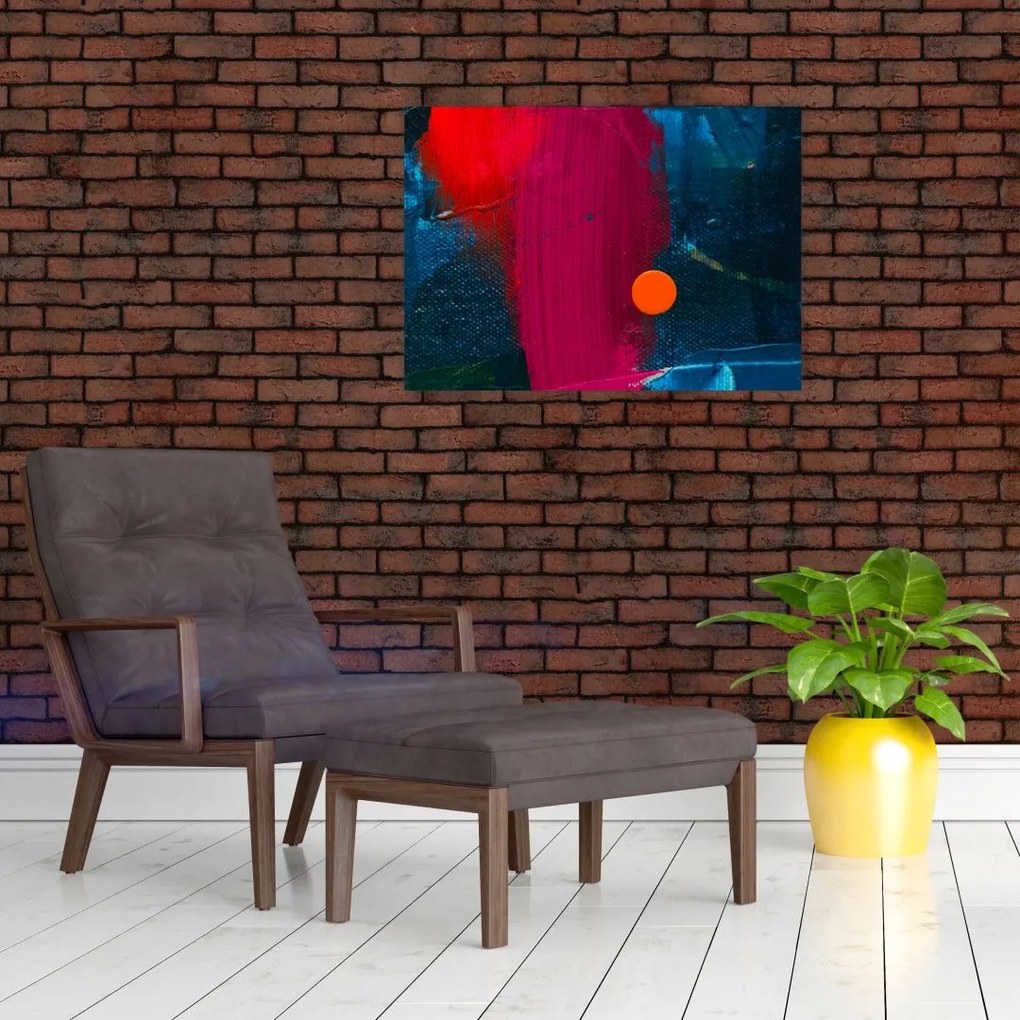 Tablou pe sticlă culorii (70x50 cm)