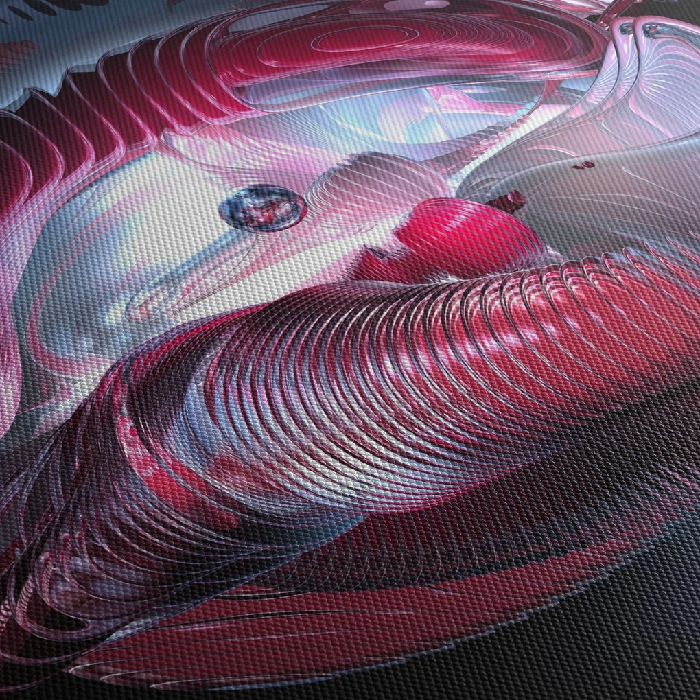 Tablou - Abstracție, viermi spațiali (90x60 cm)