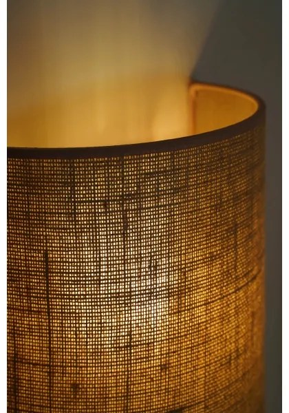 Aplică Duolla YUTE 1xE27/15W/230V d. 20 cm maro