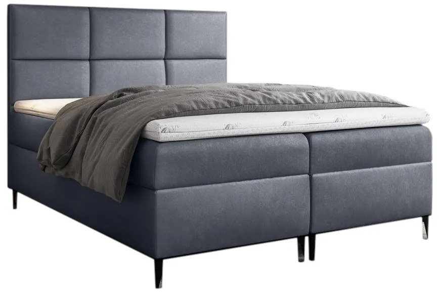 Expedo Pat tapițat boxspring GRETA + topper, 120x200, fancy 90