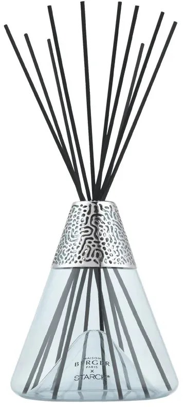 Difuzor cu stick Starck cu umplutură 0,4l Peau de Pierre/Piele gri - Maison Berger Paris