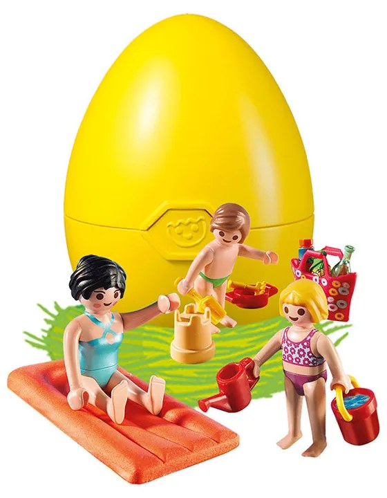 PLAYMOBIL - PUSCULITA OU DISTRACTIE PE PLAJA - PLAYMOBIL SURPRISE EGGS (PM4941)