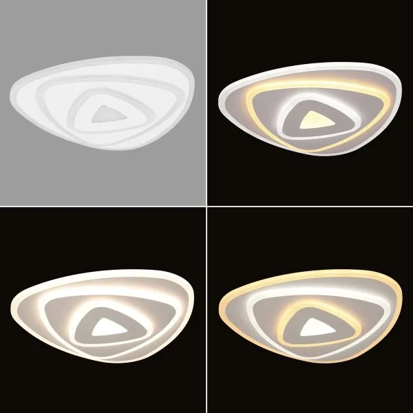 Brilagi - Plafonieră LED Modern Mini, 45W, 230V, 3000-6000K, cu telecomandă