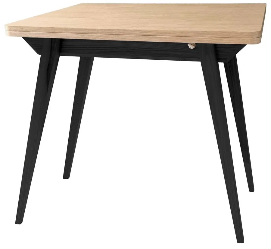 Masă de dining extensibilă cu blat cu aspect de lemn de frasin 65x90 cm Envelope – Ragaba