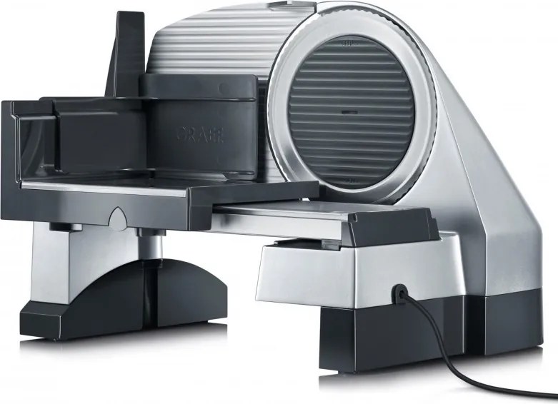 Masina de feliat mezeluri si alte alimente Graef SKS500, 170 W, Lama de 170 mm, Otel inoxidabil, Mecanisme de protectie, Argintiu