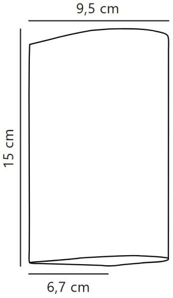 Aplică LED de exterior Nordlux ASBOL LED/13,3W/230V IP44