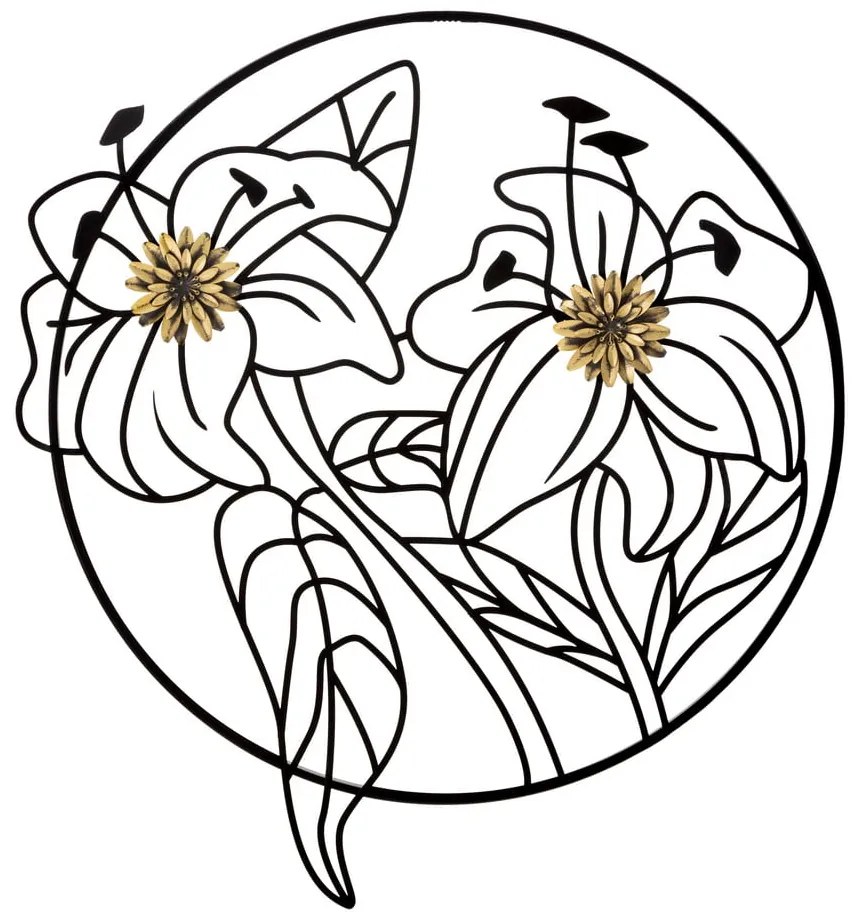 Decorațiune de perete din metal 63x69 cm Simply Flotis - Mauro Ferretti