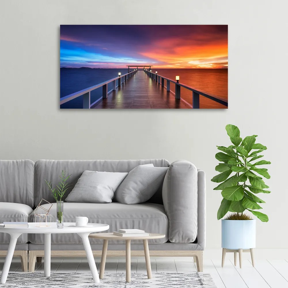 Tablou canvas Pod de lemn