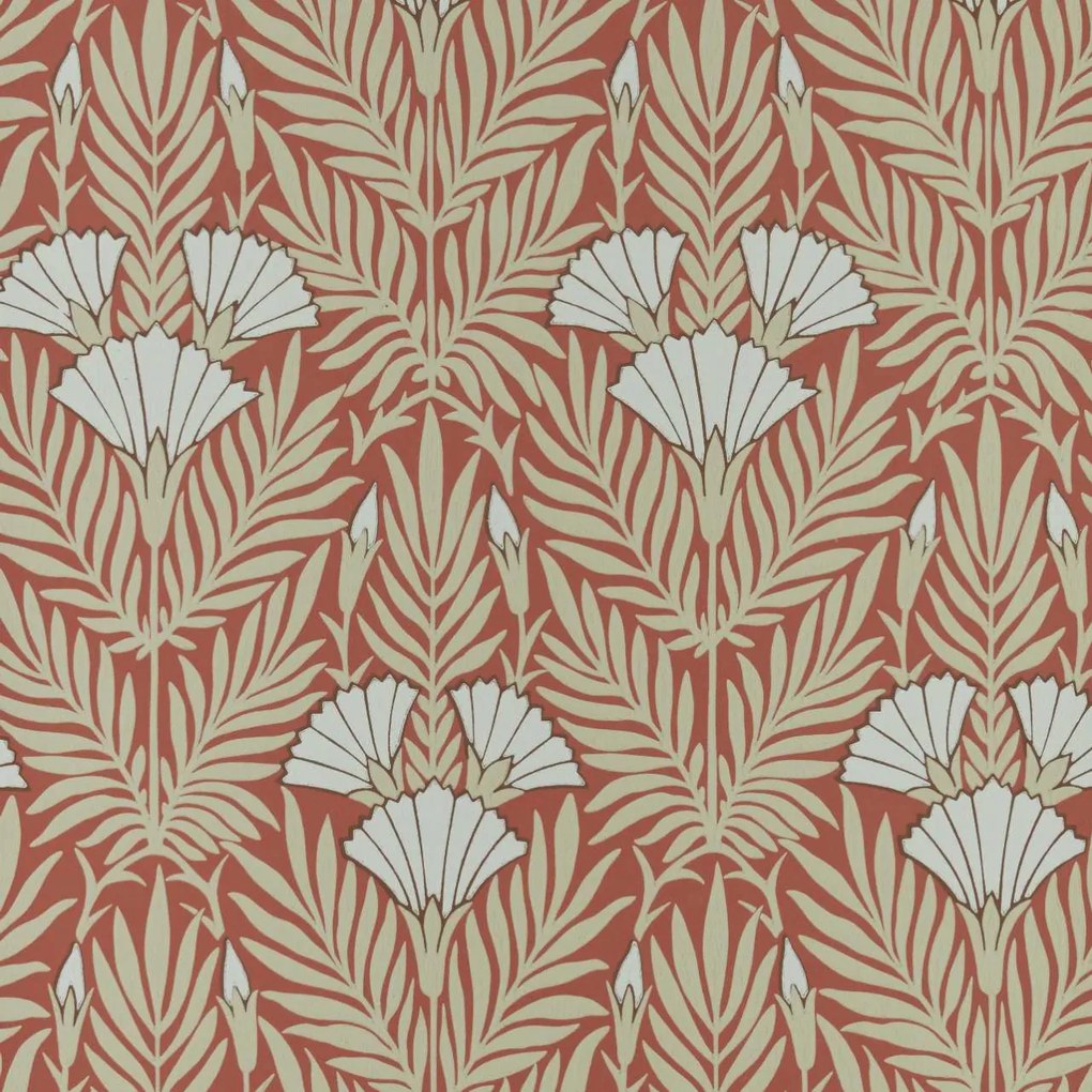 Tapet Floral Fanfare, Coral, 1838 Wallcoverings, 5.3mp / rola