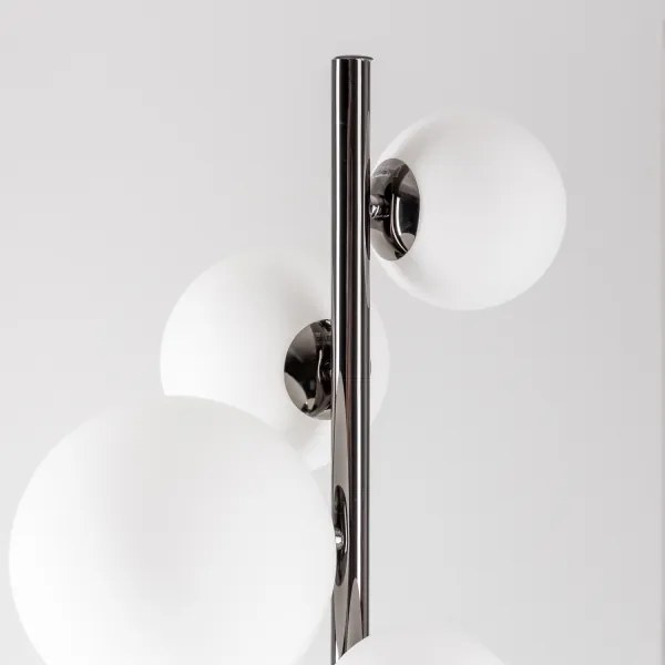 Brilagi - Lampadar LED MILLA 7xG9/3W/230V crom negru/alb