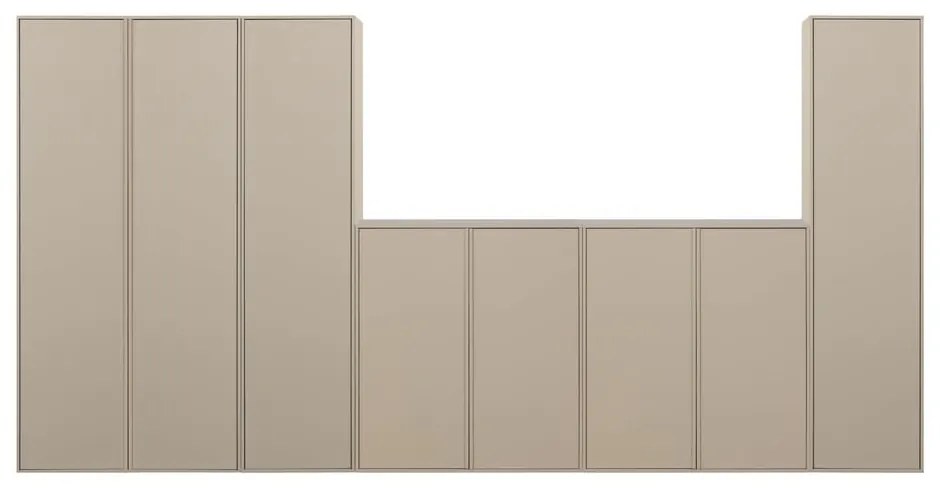 Dulap modular crem din lemn de pin 400x200 cm Daily – vtwonen