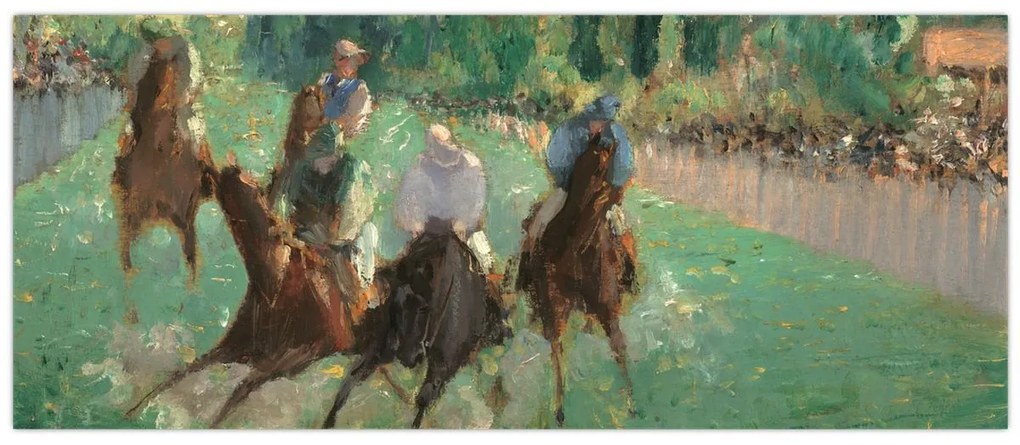 Tablou - Edouard Manet, At the Races, reproducere (120x50 cm)