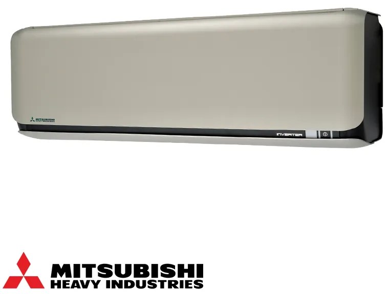 Aparat de aer conditionat inverter Mitsubishi Heavy Industries SRK35ZSX-WFT + SRC35ZSX-W, 12 000BTU, 27 m², A+++/A+++, R-32, Bej