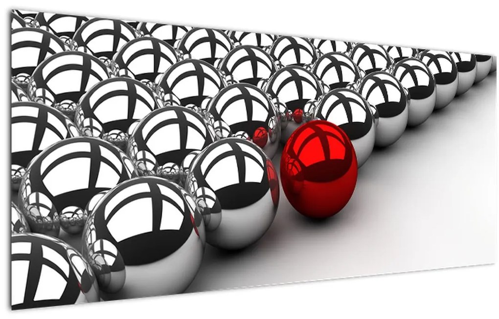 Tablou cu bile lucioase (120x50 cm)