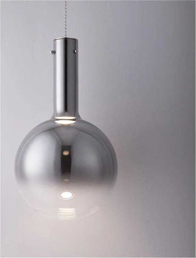 Pendul, Lustra design modern Entero fumuriu