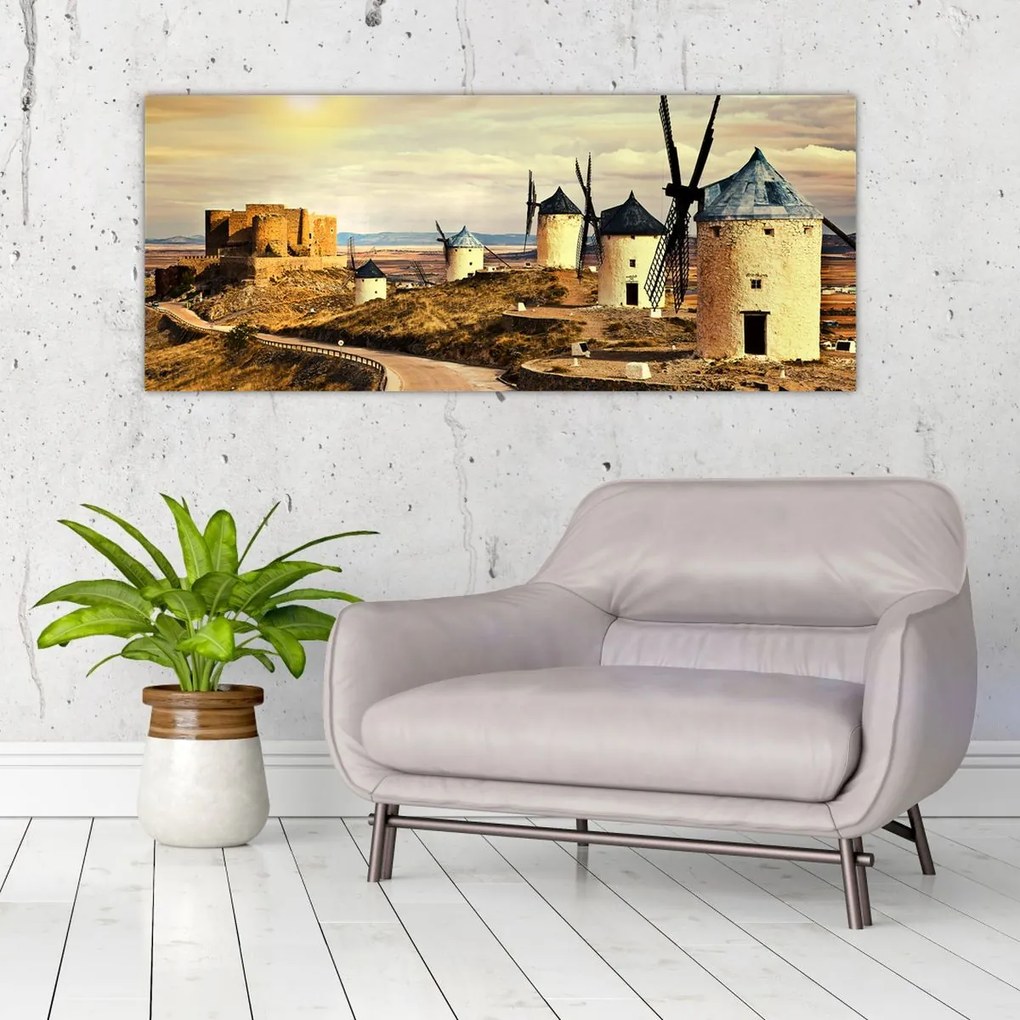 Tablou - Morile de vânt (120x50 cm)