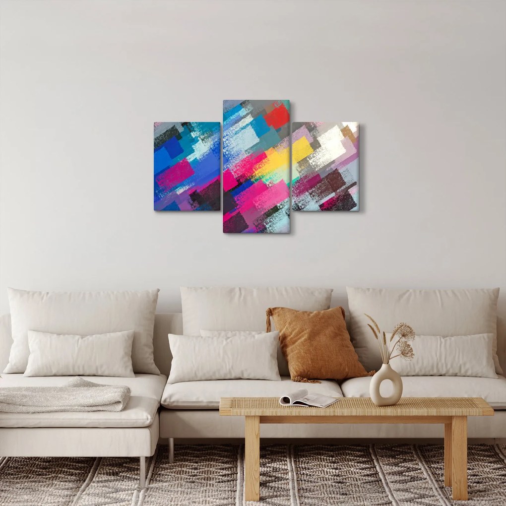 Tablou - Dungi colorate cu pensula (90x60 cm)