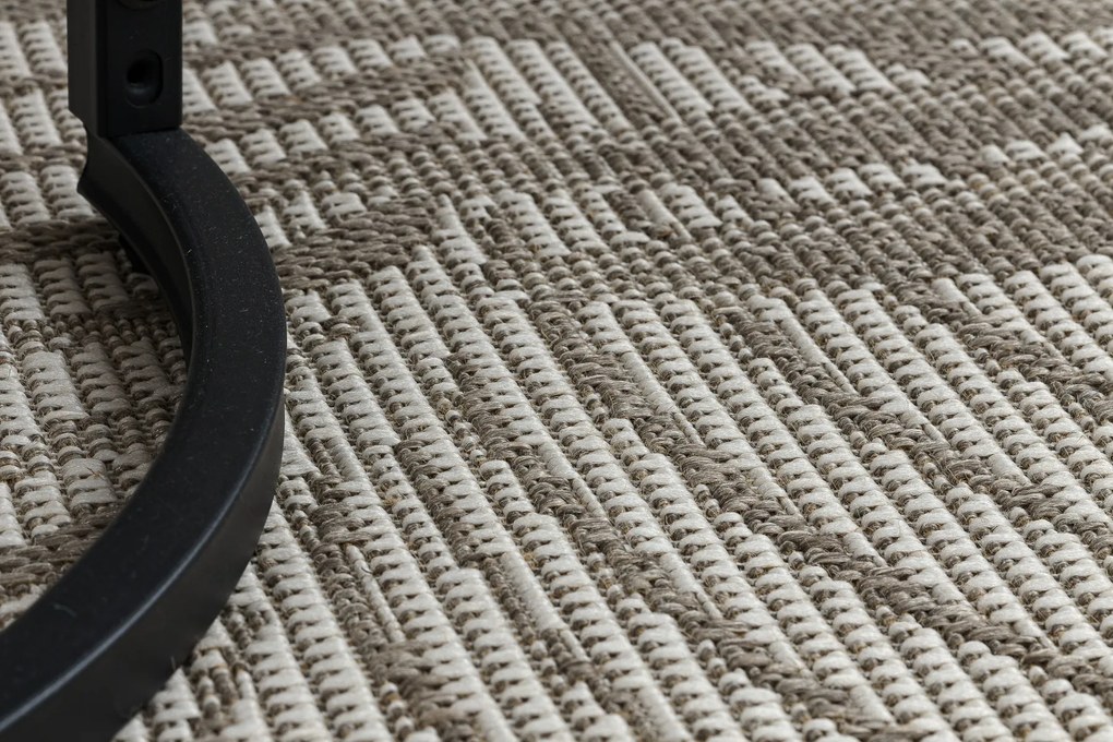 Covor sisal Floorlux 20504 Frunze gri si şampanie Junglă