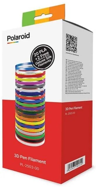 POLAROID 3D PEN FILAMENT PLA 20 ROLL KIT