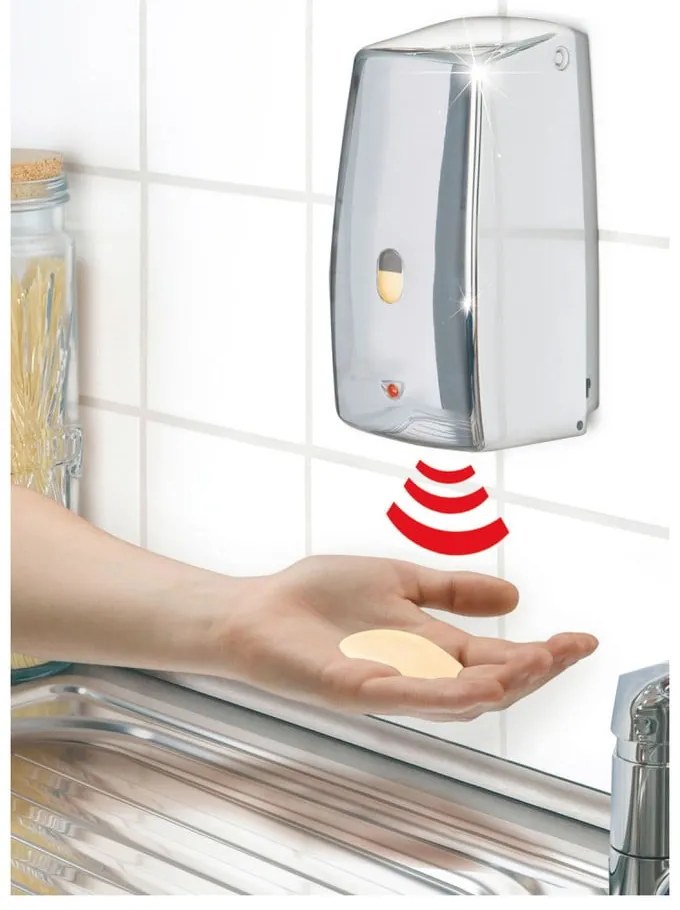 Dozator săpun cu senzor infraroșu Wenko Treviso, cromat