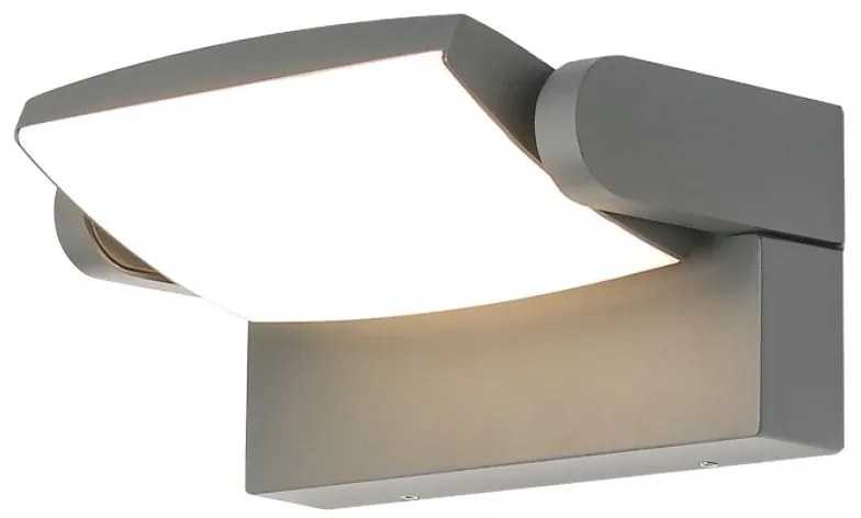 Aplica perete exterior, Directionabila, IP65, HOOD gri inchis MA-8896
