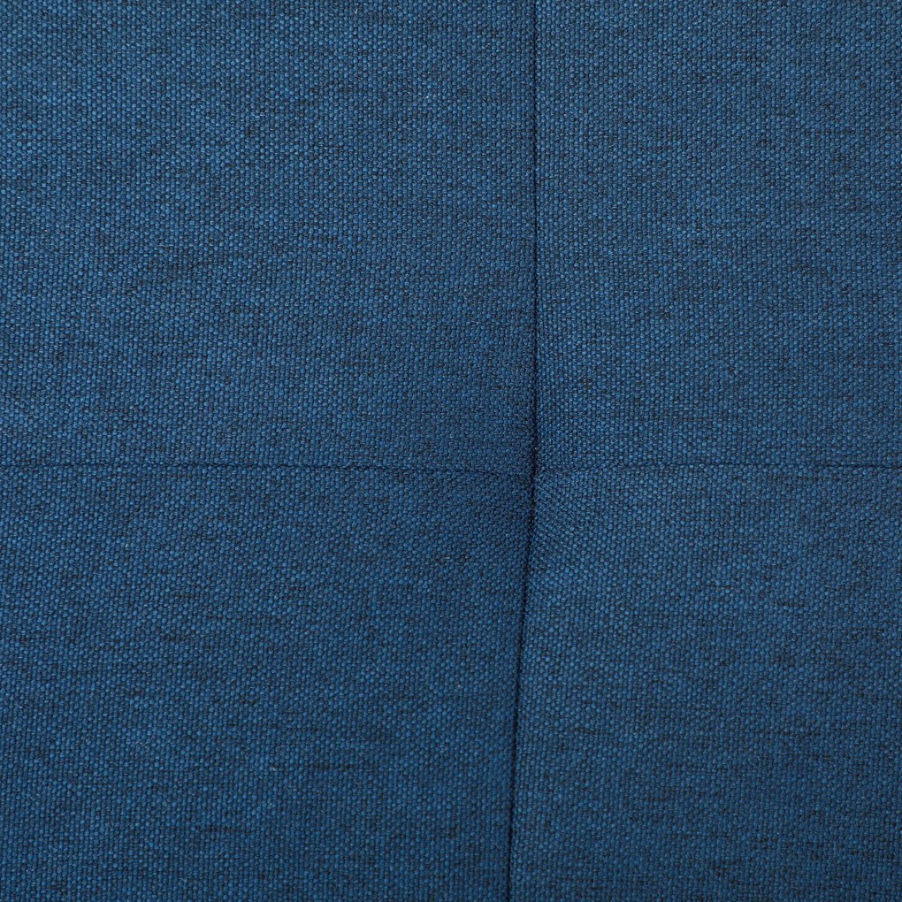 HOMCOM Banc de depozitare 94,5L banca pentru capul patului din material textil cu aspect de in si picioare din lemn, 125 x 49 x 41,5 cm, albastru | Aosom Romania