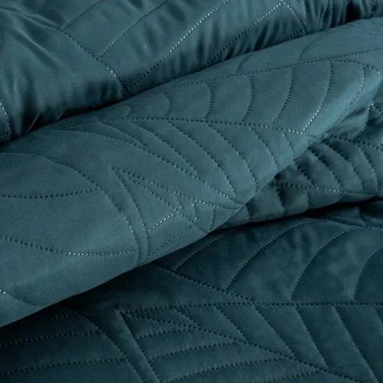 Cuvertură de pat modernă Boni turcoaz închis Lăţime: 170 cm | Lungime: 210 cm