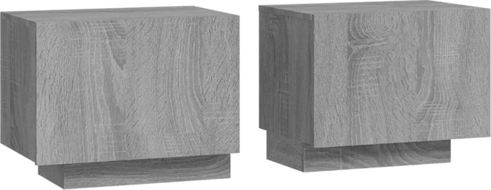 vidaXL Noptieră, gri sonoma, 100x35x40 cm, lemn prelucrat